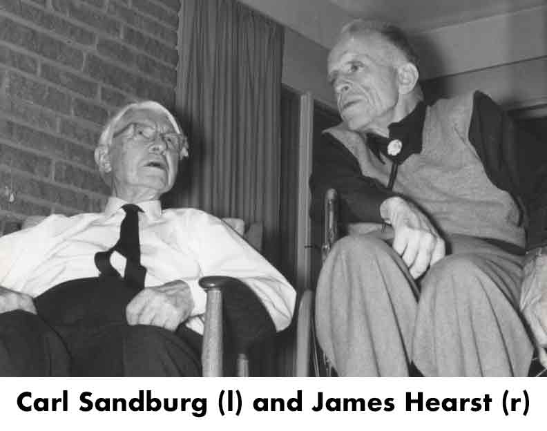 Carl Sandburg and James Hearst