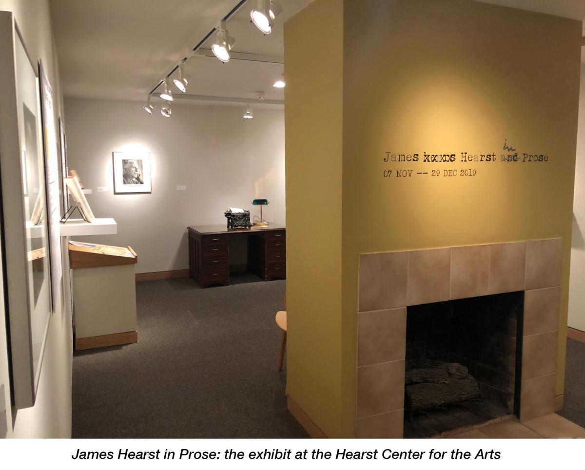 James Hearst in Prose: the exhibit at the Hearst Center for the Arts